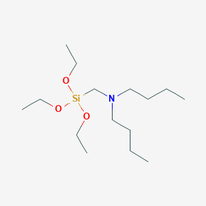 n-Butyl-n-[(triethoxysilyl)methyl]butan-1-amine