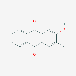 molecular formula C15H10O3 B146802 2-Hydroxy-3-methylanthraquinone CAS No. 17241-40-6