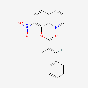 (7-nitroquinolin-8-yl) (E)-2-methyl-3-phenylprop-2-enoate