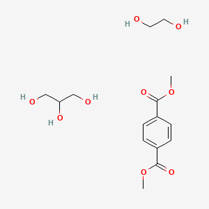 Dimethyl benzene-1,4-dicarboxylate;ethane-1,2-diol;propane-1,2,3-triol