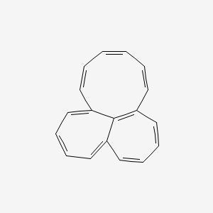 molecular formula C18H14 B14680261 (9Z,11Z,13Z)-Cyclonona[ef]heptalene CAS No. 33349-27-8