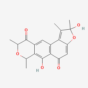 2,6-Dihydroxy-1,2,7,9-tetramethyl-2,7-dihydro-5h-[1]benzofuro[4,5-g]isochromene-5,10(9h)-dione