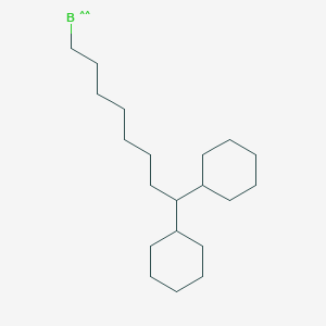 molecular formula C20H37B B14680283 Dicyclohexyloctylborane CAS No. 38103-67-2