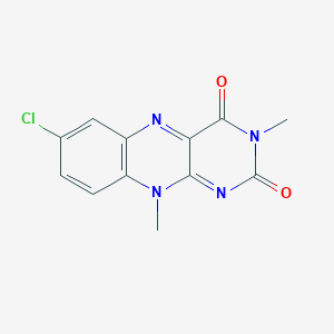 7-Chloro-3,10-dimethylbenzo[g]pteridine-2,4(3H,10H)-dione