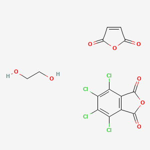 Ethane-1,2-diol;furan-2,5-dione;4,5,6,7-tetrachloro-2-benzofuran-1,3-dione