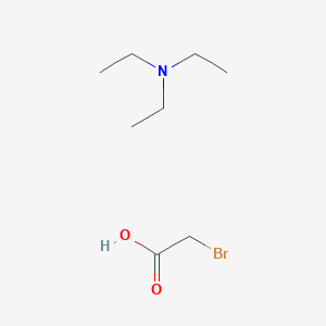 molecular formula C8H18BrNO2 B14680459 2-bromoacetic acid;N,N-diethylethanamine CAS No. 39107-97-6