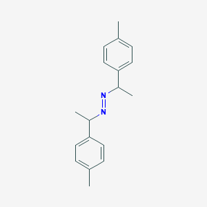 molecular formula C18H22N2 B14680529 (E)-Bis[1-(4-methylphenyl)ethyl]diazene CAS No. 32234-13-2