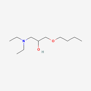 molecular formula C11H25NO2 B14680545 1-Butoxy-3-(diethylamino)propan-2-ol CAS No. 32972-04-6