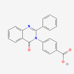 Benzoic acid, 4-(4-oxo-2-phenyl-3(4H)-quinazolinyl)-