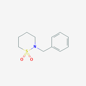 2-Benzyl-1lambda~6~,2-thiazinane-1,1-dione