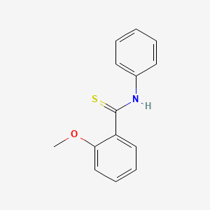 2-Methoxy-N-phenylbenzene-1-carbothioamide