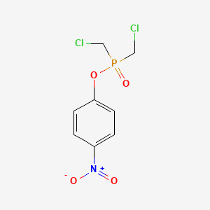 Phosphinic acid, bis(chloromethyl)-, p-nitrophenyl ester