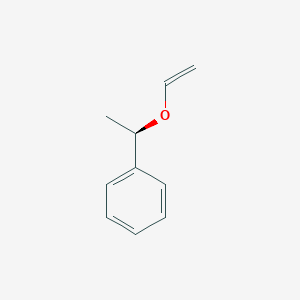 molecular formula C10H12O B14680618 [(1R)-1-(Ethenyloxy)ethyl]benzene CAS No. 28084-56-2