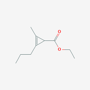 Ethyl 2-methyl-3-propylcycloprop-2-ene-1-carboxylate