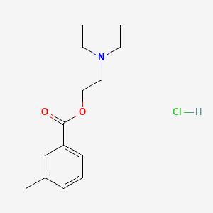 m-Toluic acid, 2-(diethylamino)ethyl ester, hydrochloride