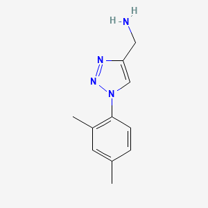 molecular formula C11H14N4 B1468067 [1-(2,4-dimethylphenyl)-1H-1,2,3-triazol-4-yl]methanamine CAS No. 1250784-51-0