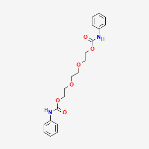 2-[2-[2-(phenylcarbamoyloxy)ethoxy]ethoxy]ethyl N-phenylcarbamate