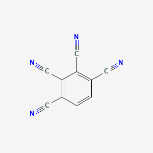 molecular formula C10H2N4 B14680746 Benzene-1,2,3,4-tetracarbonitrile CAS No. 28631-68-7