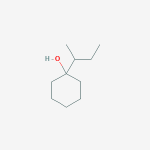 molecular formula C10H20O B14680867 1-(Butan-2-yl)cyclohexan-1-ol CAS No. 30089-05-5