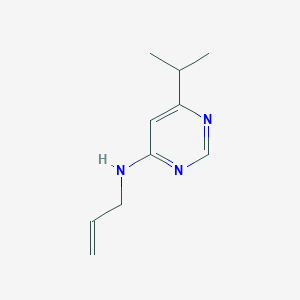 molecular formula C10H15N3 B1468095 N-(prop-2-en-1-yl)-6-(propan-2-yl)pyrimidin-4-amine CAS No. 1249539-93-2