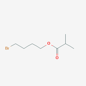 molecular formula C8H15BrO2 B14681002 4-Bromobutyl 2-methylpropanoate CAS No. 35161-92-3