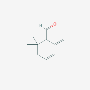 6,6-Dimethyl-2-methylidenecyclohex-3-ene-1-carbaldehyde