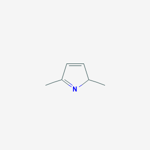 molecular formula C6H9N B14681047 2,5-Dimethyl-2H-pyrrole CAS No. 34449-87-1