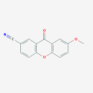 7-Methoxy-9-oxo-9H-xanthene-2-carbonitrile