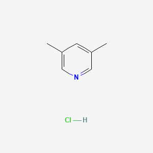 molecular formula C7H10ClN B14681057 3,5-Dimethylpyridine;hydrochloride CAS No. 36316-70-8