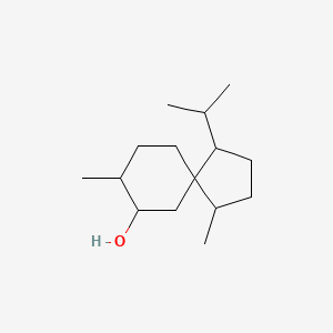 1,8-Dimethyl-4-(propan-2-yl)spiro[4.5]decan-7-ol