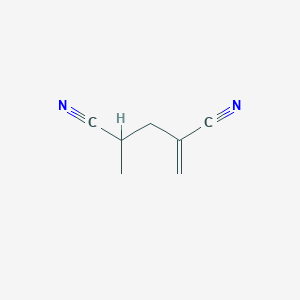 molecular formula C7H8N2 B14681082 2-Methyl-4-methylidenepentanedinitrile CAS No. 35299-21-9