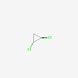 molecular formula C3H4Cl2 B14681105 (1R,2R)-1,2-Dichlorocyclopropane CAS No. 39199-87-6