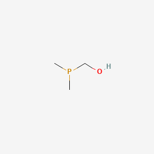 molecular formula C3H9OP B14681112 Methanol, (dimethylphosphino)- CAS No. 33796-25-7