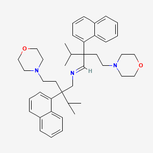 Morpholine, 4,4'-(delta,delta'-nitriloditetramethylene)bis(gamma-isopropyl-gamma-(1-naphthyl)-