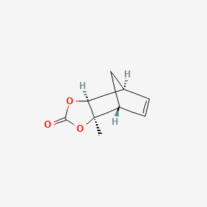 molecular formula C9H10O3 B14681156 p-(2-(Diethylamino)ethoxy)-alpha-(p-methoxyphenyl)-alpha-phenylphenethyl alcohol CAS No. 35623-89-3