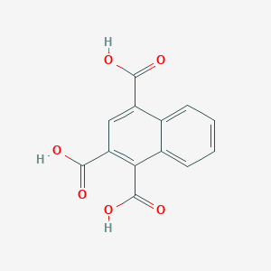 molecular formula C13H8O6 B14681164 Naphthalene-1,2,4-tricarboxylic acid CAS No. 36439-98-2