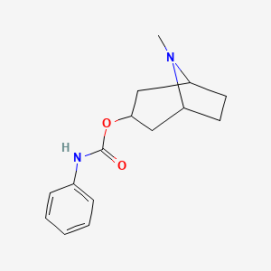 1-alpha-H,5-alpha-H-Tropan-3-beta-ol, carbanilate