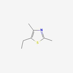 molecular formula C7H11NS B14681201 5-Ethyl-2,4-dimethylthiazole CAS No. 38205-61-7