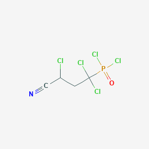 (1,1,3-Trichloro-3-cyanopropyl)phosphonic dichloride