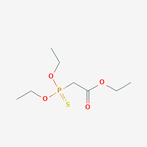 Acetic acid, (diethoxyphosphinothioyl)-, ethyl ester