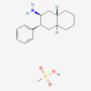 (+-)-2(a)-Amino-3(e)-phenyl-trans-decalin methanesulfonate