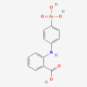 2-(4-Arsonoanilino)benzoic acid