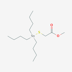 molecular formula C15H32O2SSn B14681377 Methyl [(tributylstannyl)sulfanyl]acetate CAS No. 31614-63-8