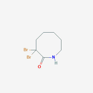 3,3-Dibromoazocan-2-one