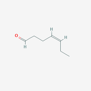 molecular formula C₇H₁₂O B146815 顺式-4-庚烯醛 CAS No. 6728-31-0
