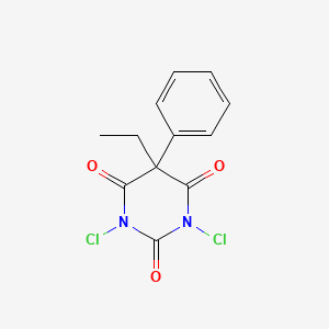 1,3-Dichloro-5-ethyl-5-phenylpyrimidine-2,4,6(1H,3H,5H)-trione