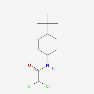 molecular formula C12H21Cl2NO B14681550 Acetamide, N-(4-tert-butylcyclohexyl)-2,2-dichloro- CAS No. 37794-81-3