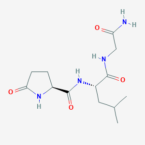 5-Oxo-L-prolyl-L-leucylglycinamide