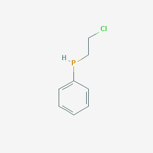 molecular formula C8H10ClP B14681668 (2-Chloroethyl)(phenyl)phosphane CAS No. 36127-80-7