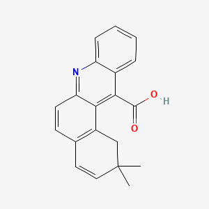 2,2-Dimethyl-1,2-dihydrobenzo[a]acridine-12-carboxylic acid